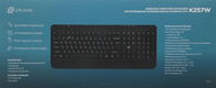 Oklick
Клавиатура Оклик K257W черный USB беспроводная Multimedia (подставка для запястий) (2070286)
