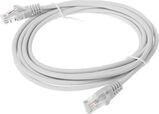 Патч-корд Suprlan 10-0144 UTP RJ-45 вил.-вилка RJ-45 кат.5E 3м серый LSZH 26AWG