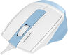 Мышь A4Tech Fstyler FM45S Air голубой/белый оптическая 2400dpi silent USB 7but (FM45S AIR USB (LCY BLUE))