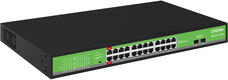 Коммутатор Digma DSP224G-2S-R400 (L2) 24x1Гбит/с 2SFP 24PoE 24PoE+ 2PoE++ 400W неуправляемый Коммутатор Digma DSP224G-2S-R400 (L2) 24x1Гбит/с 2SFP 24PoE 24PoE+ 2PoE++ 400W неуправляемый