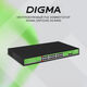 Коммутатор Digma DSP224G-2S-R400 (L2) 24x1Гбит/с 2SFP 24PoE 24PoE+ 2PoE++ 400W неуправляемый Коммутатор Digma DSP224G-2S-R400 (L2) 24x1Гбит/с 2SFP 24PoE 24PoE+ 2PoE++ 400W неуправляемый