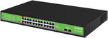 Коммутатор Digma DSP224G-2S-R400 (L2) 24x1Гбит/ с 2SFP 24PoE 24PoE+ 2PoE++ 400W неуправляемый