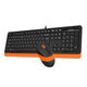 Клавиатура + мышь A4Tech Fstyler F1010 клав:черный/оранжевый мышь:черный/оранжевый USB Multimedia (F1010 ORANGE) Клавиатура + мышь A4Tech Fstyler F1010 клав:черный/оранжевый мышь:черный/оранжевый USB Multimedia (F1010 ORANGE)