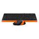 Клавиатура + мышь A4Tech Fstyler F1010 клав:черный/оранжевый мышь:черный/оранжевый USB Multimedia (F1010 ORANGE) Клавиатура + мышь A4Tech Fstyler F1010 клав:черный/оранжевый мышь:черный/оранжевый USB Multimedia (F1010 ORANGE)