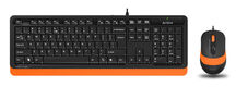 Клавиатура + мышь A4Tech Fstyler F1010 клав:черный/оранжевый мышь:черный/оранжевый USB Multimedia (F1010 ORANGE) Клавиатура + мышь A4Tech Fstyler F1010 клав:черный/оранжевый мышь:черный/оранжевый USB Multimedia (F1010 ORANGE)