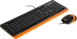 Клавиатура + мышь A4Tech Fstyler F1010 клав:черный/оранжевый мышь:черный/оранжевый USB Multimedia (F1010 ORANGE) Клавиатура + мышь A4Tech Fstyler F1010 клав:черный/оранжевый мышь:черный/оранжевый USB Multimedia (F1010 ORANGE)
