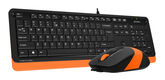 Клавиатура + мышь A4Tech Fstyler F1010 клав:черный/оранжевый мышь:черный/оранжевый USB Multimedia (F1010 ORANGE) Клавиатура + мышь A4Tech Fstyler F1010 клав:черный/оранжевый мышь:черный/оранжевый USB Multimedia (F1010 ORANGE)