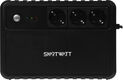 Источник бесперебойного питания Smartwatt Safe 360Вт 600ВА черный
