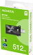 ADATA
Накопитель SSD A-Data USB3.2 Gen2 512GB SC730-512G-CACTI SC730 черный