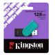 Флеш Диск Kingston 128GB DataTraveler Exodia S DTXS/128GB USB3.2 бирюзовый/черный
