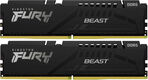 Kingston 64GB 5200MT/s DDR5 CL40 DIMM (Kit of 2) FURY Beast Black
