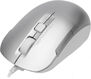 Мышь A4Tech Fstyler FM26S серебристый/белый оптическая 1600dpi silent USB для ноутбука 4but (FM26S USB (ICY WHITE))