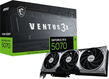 Видеокарта MSI PCI-E 5.0 RTX 5070 12G VENTUS 3X NVIDIA GeForce RTX 5070 12Gb 192bit GDDR7 2542/28000 HDMIx1 DPx3 HDCP Ret