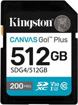 Флеш карта SDXC 512GB Kingston SDG4/ 512GB Canvas Go! Plus w/ o adapter SDG4/512GB