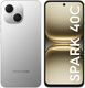 Смартфон Tecno Spark 40C 256Gb 8Gb белый моноблок 3G 4G 6.67