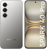 Смартфон Tecno Spark 40 Pro 128Gb 8Gb титан моноблок 3G 4G 6.78" 1080x2436 Android 14 108Mpix 802.11 a/ b/ g/ n/ ac NFC GPS GSM900/ 1800 Protect KM6 128+8 MOON TITANIUM&nbsp;<img style='position: relative;margin:0' src='/image/only_to_order_edit.gif' alt='На заказ' title='На заказ' />