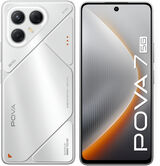 Смартфон Tecno POVA 7 5G 256Gb 8Gb серебристый моноблок 3G 4G 6.8" 1080x2460 Android 14 50Mpix 802.11 a/ b/ g/ n/ ac NFC GPS GSM900/ 1800 Protect LJ7 256+8 MAGIC SILVER