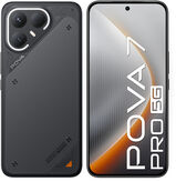 Смартфон Tecno POVA 7 Pro 5G 256Gb 8Gb черный моноблок 3G 4G 6.8" 1080x2460 Android 14 50Mpix 802.11 a/ b/ g/ n/ ac NFC GPS GSM900/ 1800 Protect LJ8 256+8 GEEK BLACK