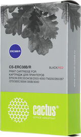 Картридж матричный Cactus CS-ERC38B/ R черный/ красный для Epson ERC 30/ 34/ 38 CS-ERC38B/R&nbsp;<img style='position: relative;margin:0' src='/image/only_to_order_edit.gif' alt='На заказ' title='На заказ' />