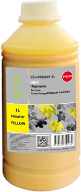 Чернила Cactus CS-I-PFI030Y-1L PFI-030 желтый1000мл для Canon imagePROGRAF TA-20/ 30
