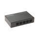 OSNOVO SW-5F Неуправляемый коммутатор Fast Ethernet на 5 портов. Порты: 5 x FE (10/100Base-TX). Auto MDI/MDIX Встроенная грозозащита 2кВ. В комплекте БП DC12V(1A). Размеры (ШхВхГ): 100 x 23 x 65мм. Ра