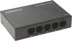 OSNOVO SW-5F Неуправляемый коммутатор Fast Ethernet на 5 портов. Порты: 5 x FE (10/100Base-TX). Auto MDI/MDIX Встроенная грозозащита 2кВ. В комплекте БП DC12V(1A). Размеры (ШхВхГ): 100 x 23 x 65мм. Ра