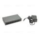 OSNOVO SW-8G Неуправляемый коммутатор Gigabit Ethernet на 8 портов. Порты: 8 x GE (10/100/1000Base-T). Auto MDI/MDIX Встроенная грозозащита 2кВ. В комплекте БП DC12V(1A). Размеры (ШхВхГ): 138 x 25 x 7 OSNOVO SW-8G Неуправляемый коммутатор Gigabit Ethernet на 8 портов. Порты: 8 x GE (10/100/1000Base-T). Auto MDI/MDIX Встроенная грозозащита 2кВ. В комплекте БП DC12V(1A). Размеры (ШхВхГ): 138 x 25 x 7
