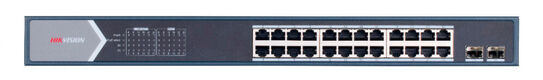 Коммутатор Hikvision DS-3E1526P-E 24x1Гбит/с 2SFP 24PoE+ 370W управляемый