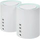 Бесшовный Mesh роутер Cudy M1500 (M1500(2-PACK)) AX1500 10/100/1000BASE-TX (упак.:2шт) Бесшовный Mesh роутер Cudy M1500 (M1500(2-PACK)) AX1500 10/100/1000BASE-TX (упак.:2шт)