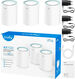 Бесшовный Mesh роутер Cudy M1500 (M1500(3-PACK)) AX1500 10/100/1000BASE-TX (упак.:3шт)