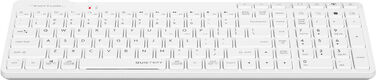 Клавиатура A4Tech Fstyler FBK27C AS белый USB беспроводная BT/Radio slim Multimedia (FBK27C AS) Клавиатура A4Tech Fstyler FBK27C AS белый USB беспроводная BT/Radio slim Multimedia (FBK27C AS)