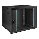 Шкаф телекоммуникационный 19" настенный 9U ExeGate EC-WM-9U.450.G.BLACK Exegate EX298607RUS (19&rdquo;, 9U, 600x450x500mm (ШхГхВ)
