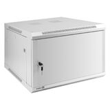 Шкаф телекоммуникационный 19" настенный 6U ExeGate EC-WM-6U.600.M.GREY Exegate EX298612RUS (19&rdquo;, 6U, 600x600x370mm (ШхГхВ)