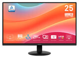MSI PRO MP252L 24.5" 16:9 FHD(1920x1080) IPS Flat, 1ms(MPRT), 1300:1, 100M:1, 250nit, 178/ 178, HDMI 1.4, DP 1.2a, Tilt 9S6-3PD7CT-014