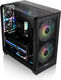 Корпус Thermaltake View 390 Air черный без БП E-ATX 2x120mm 2xUSB3.0 1xUSB3.1 audio bott PSU