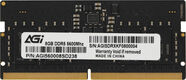 Память DDR5 8GB 5600MHz AGi AGI560008SD238 RTL PC5-44800 CL40 SO-DIMM 262-pin 1.1В single rank Ret Память DDR5 8GB 5600MHz AGi AGI560008SD238 RTL PC5-44800 CL40 SO-DIMM 262-pin 1.1В single rank Ret