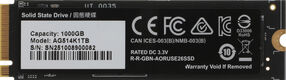 Накопитель SSD Gigabyte PCIe 5.0 x4 1000GB AG514K1TB Aorus Gen5 14000 M.2 2280 Накопитель SSD Gigabyte PCIe 5.0 x4 1000GB AG514K1TB Aorus Gen5 14000 M.2 2280