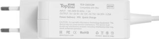 Адаптер TopON TOP-DE65QW автоматический 65W 5V-20V 3.25A от бытовой электросети Адаптер TopON TOP-DE65QW автоматический 65W 5V-20V 3.25A от бытовой электросети