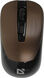 Мышь Defender Wave MM-995 бронзовый оптическая 1600dpi silent беспров. USB для ноутбука 3but (52992)