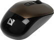 Мышь Defender Wave MM-995 бронзовый оптическая 1600dpi silent беспров. USB для ноутбука 3but (52992)