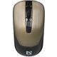 Мышь Defender Wave MM-995 бронзовый оптическая 1600dpi silent беспров. USB для ноутбука 3but (52992)