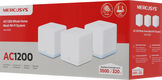 Бесшовный Mesh роутер Mercusys Halo H32G(3-pack) AC1200 100/1000/10000BASE-T белый (упак.:3шт) Бесшовный Mesh роутер Mercusys Halo H32G(3-pack) AC1200 100/1000/10000BASE-T белый (упак.:3шт)
