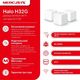 Бесшовный Mesh роутер Mercusys Halo H32G(3-pack) AC1200 100/1000/10000BASE-T белый (упак.:3шт)