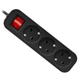 Сетевой удлинитель Defender G330 3м (3 розетки) черный (коробка) 99334