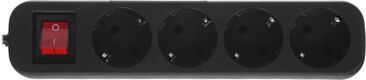 Сетевой удлинитель Defender G418 1.8м (4 розетки) черный (коробка) Сетевой удлинитель Defender G418 1.8м (4 розетки) черный (коробка)