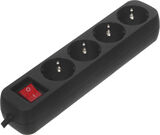 Сетевой удлинитель Defender G418 1.8м (4 розетки) черный (коробка) 99337
