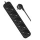 Сетевой удлинитель Defender M530 3м (5 розеток) черный (коробка)