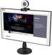 Камера Web Ritmix RVC-250 черный 5Mpix (2592x1944) USB2.0 с микрофоном