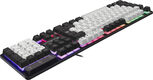 Клавиатура Defender Dark Knight GK-077 белый/черный USB Multimedia for gamer LED (45078) Клавиатура Defender Dark Knight GK-077 белый/черный USB Multimedia for gamer LED (45078)