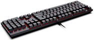 Клавиатура Defender Quest Gk-596 механическая черный USB Multimedia for gamer LED (45596)